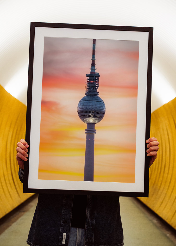 Sonnenuntergang am Fernsehturm