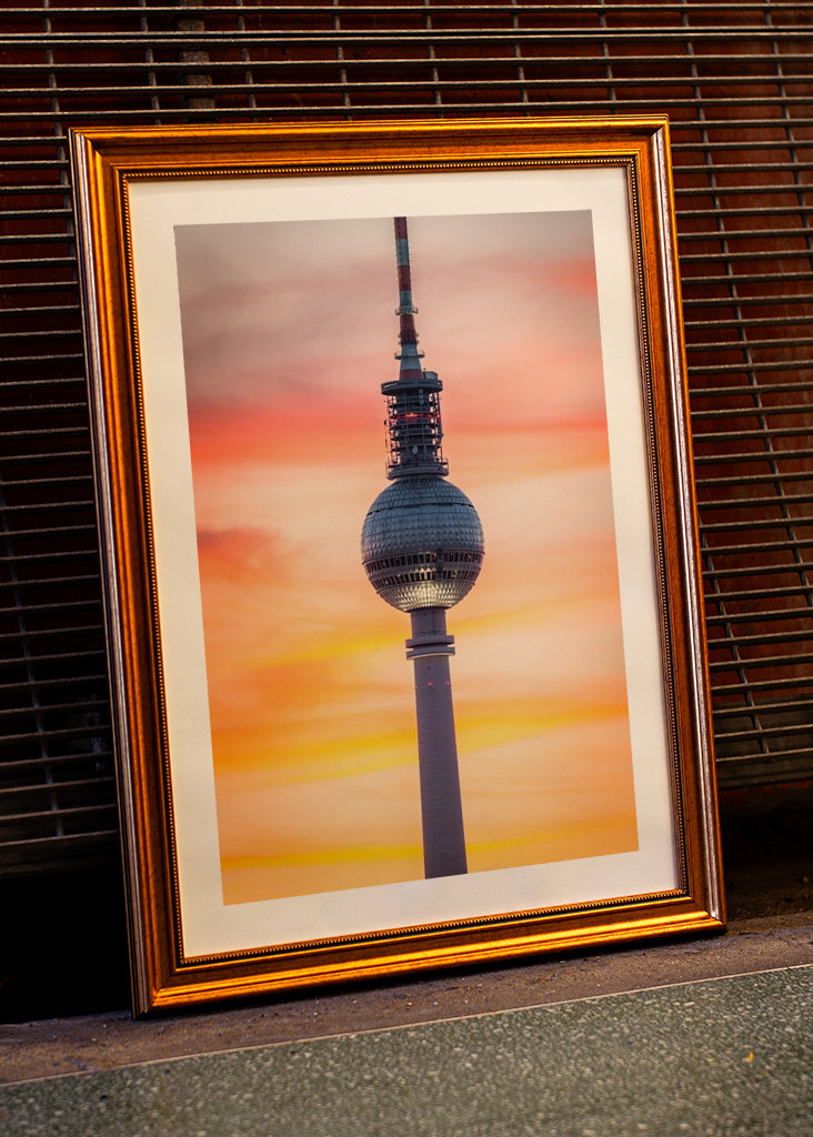 Sonnenuntergang am Fernsehturm