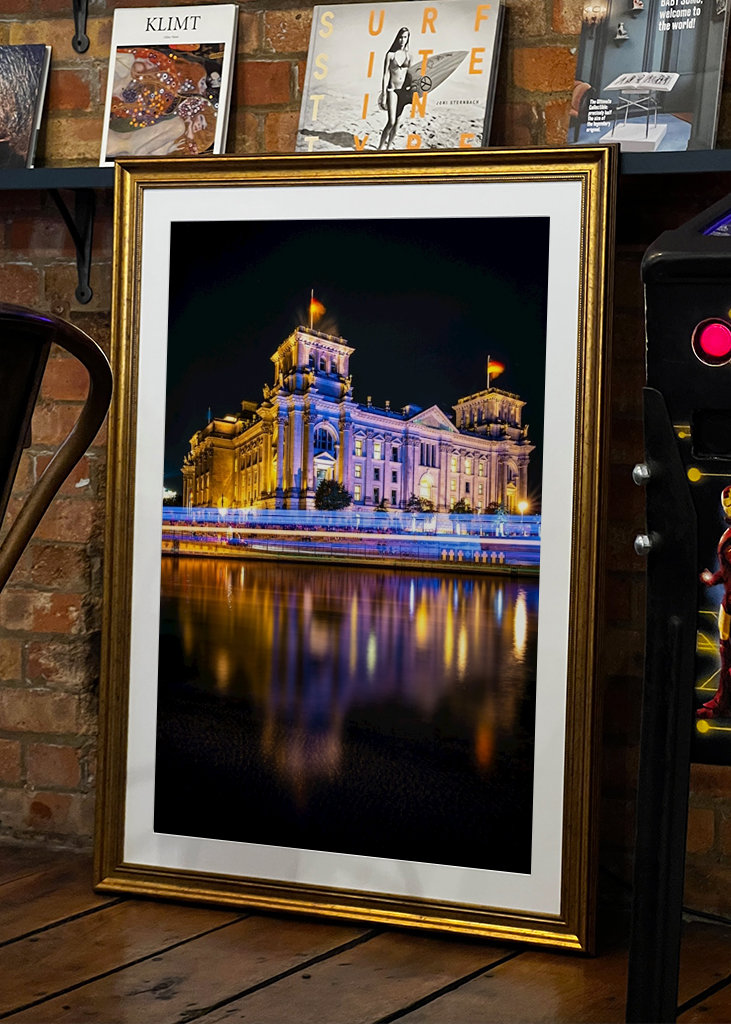 Reichstag zur blauen Stunde