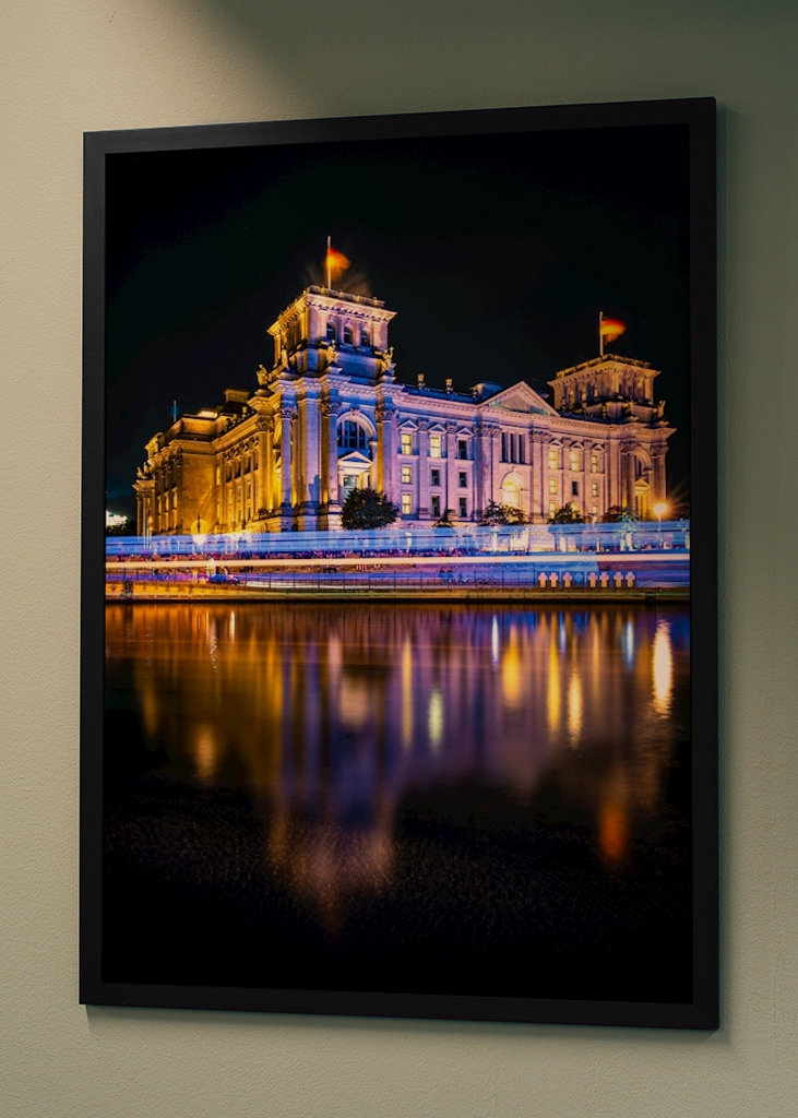 Reichstag zur blauen Stunde