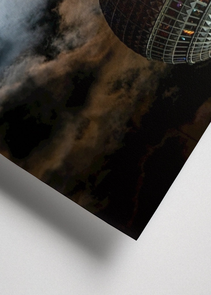 Vollmond am Fernsehturm