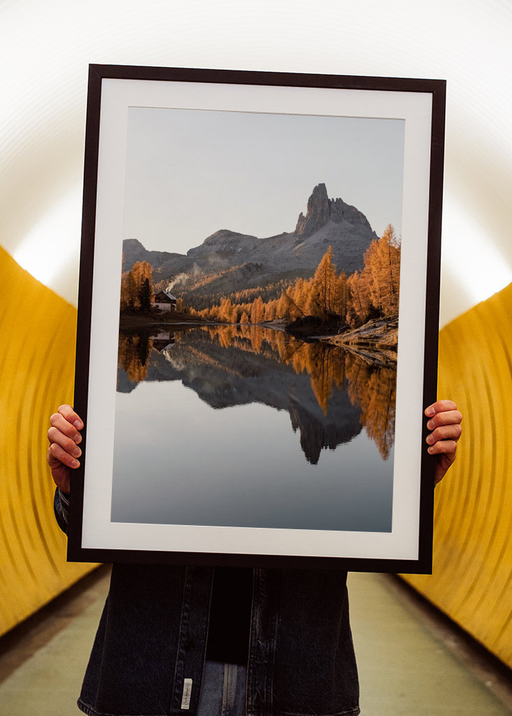 Bergsee in den Dolomiten