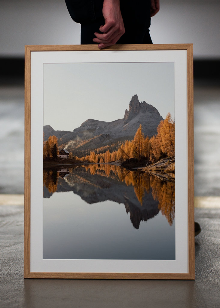 Bergsee in den Dolomiten