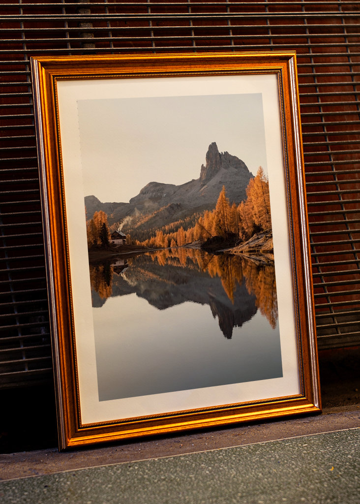 Bergsee in den Dolomiten