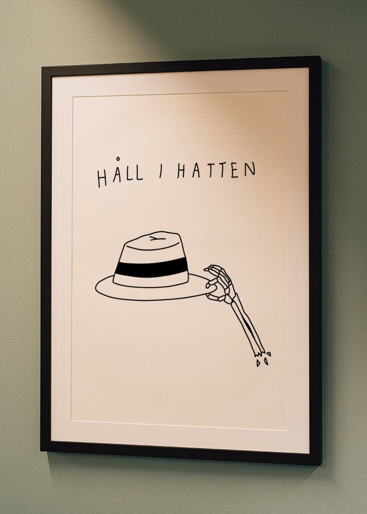 Halten Sie Ihren Hut fest 