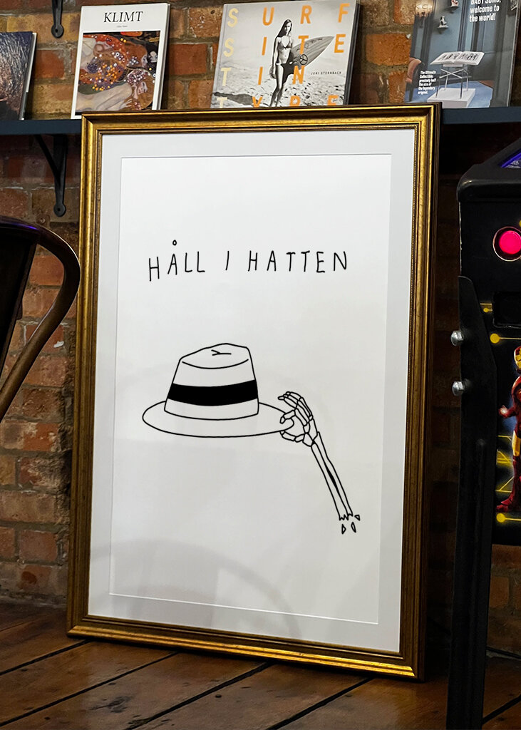 Halten Sie Ihren Hut fest 