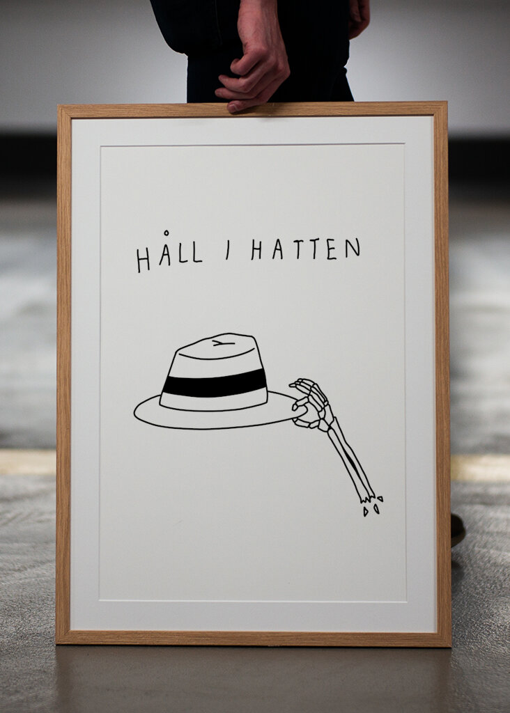 Halten Sie Ihren Hut fest 