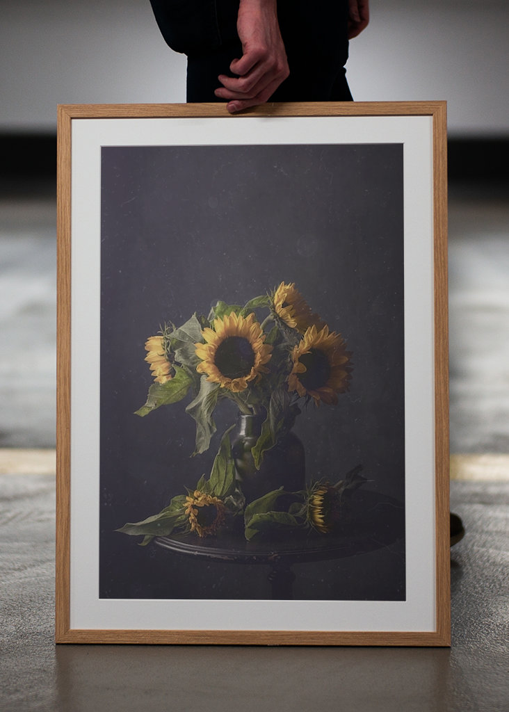 Napraforgó vázában