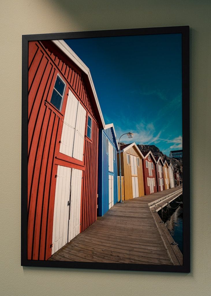 Loděnice s úhlem ve Smögenu