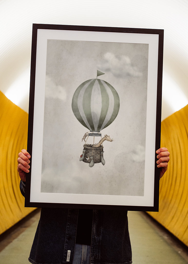 Hot Air Balloon Giraffe