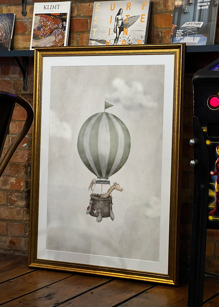 Hot Air Balloon Giraffe