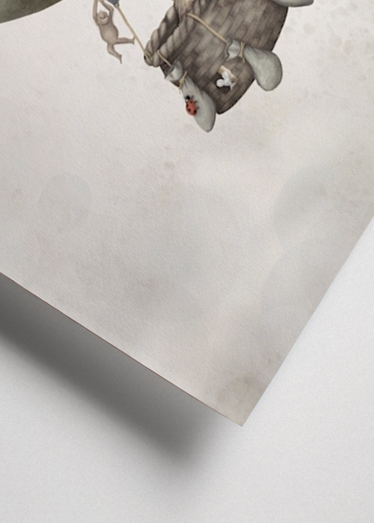 Hot Air Balloon Giraffe