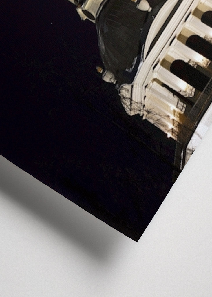 Blutmond über der Landkirche