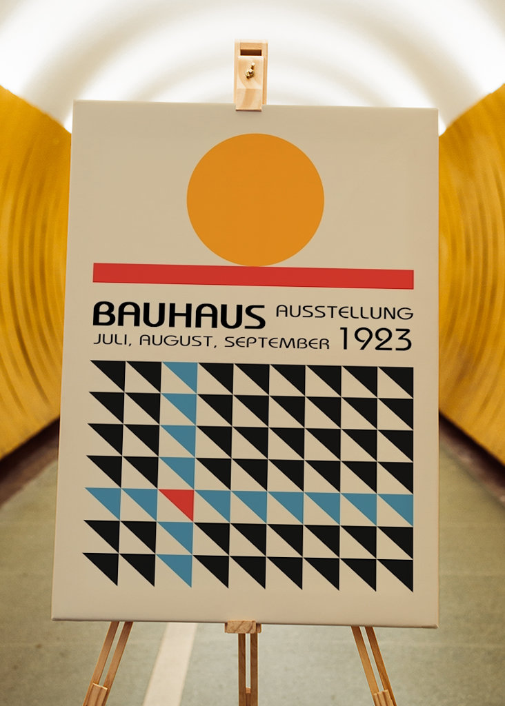 Bauhaus ausstellung 1923 Poste