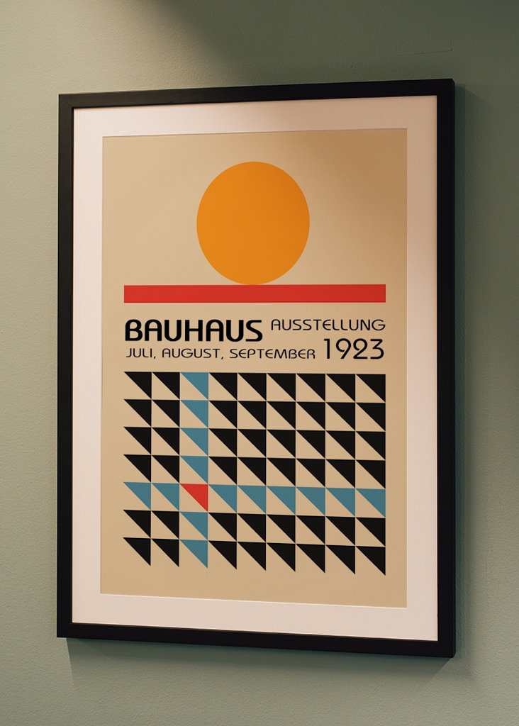 Bauhaus ausstellung 1923 Poste