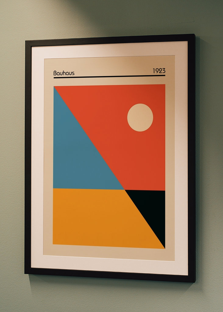 Póster de la Plaza de la Bauhaus