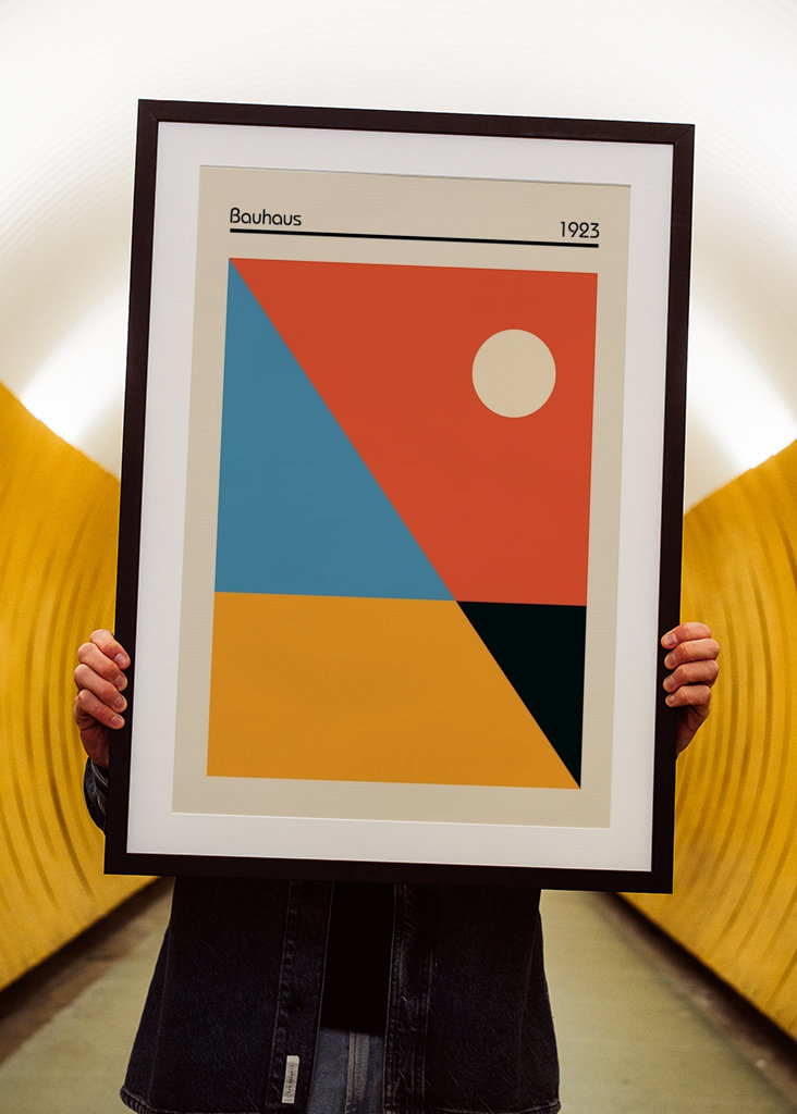 Póster de la Plaza de la Bauhaus