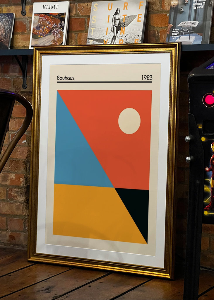 Póster de la Plaza de la Bauhaus