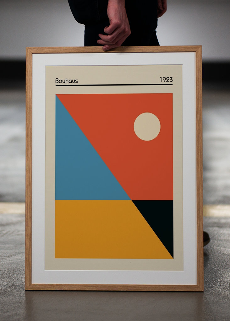 Póster de la Plaza de la Bauhaus