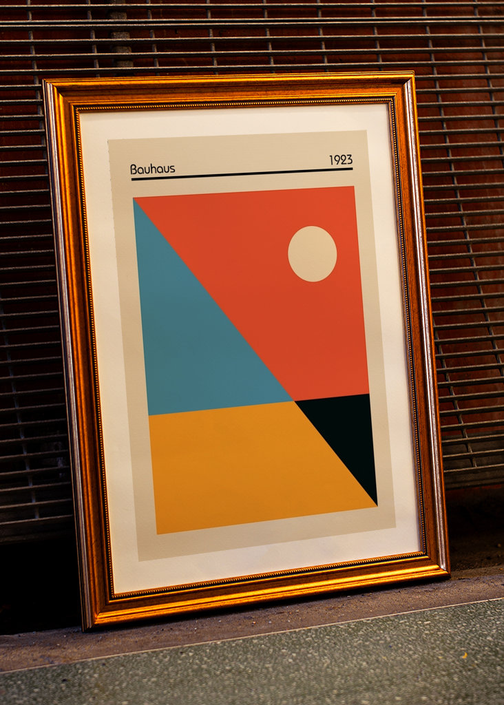 Póster de la Plaza de la Bauhaus