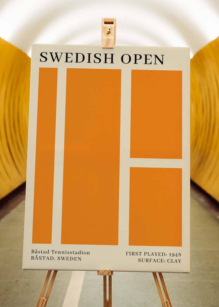 Swedish Open tennisplakat