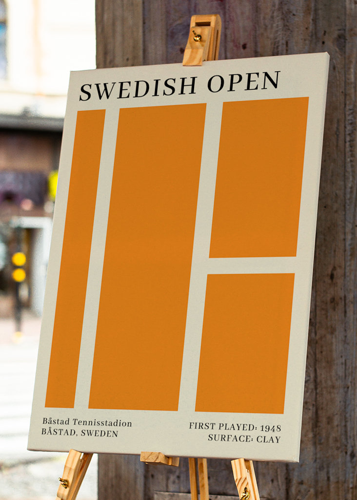 Swedish Open tennisplakat