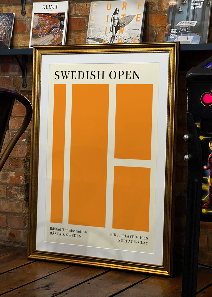 Swedish Open tennisplakat