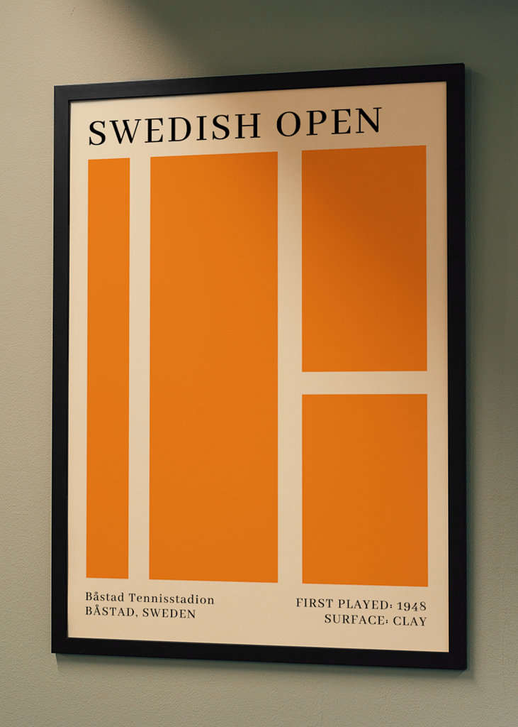 Swedish Open tennisplakat