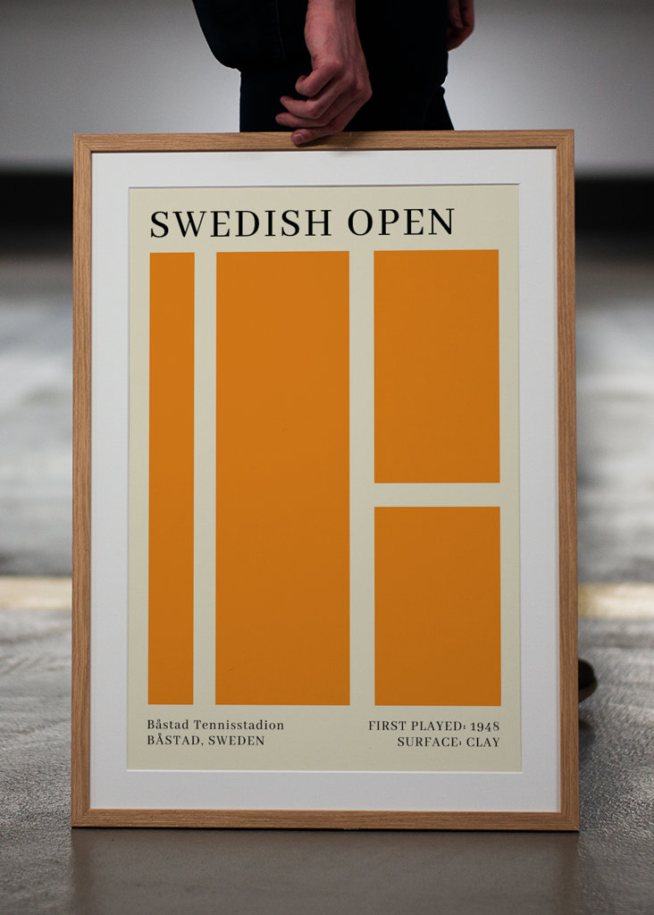 Swedish Open tennisplakat