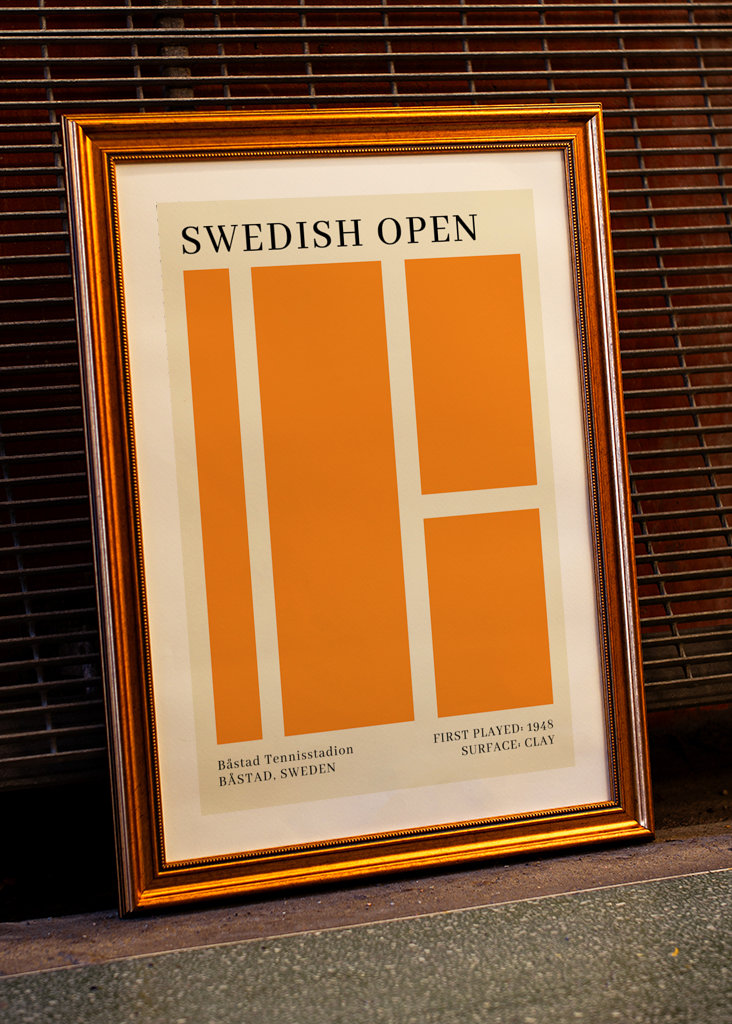 Swedish Open tennisplakat