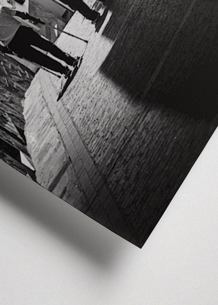 Walking through the village