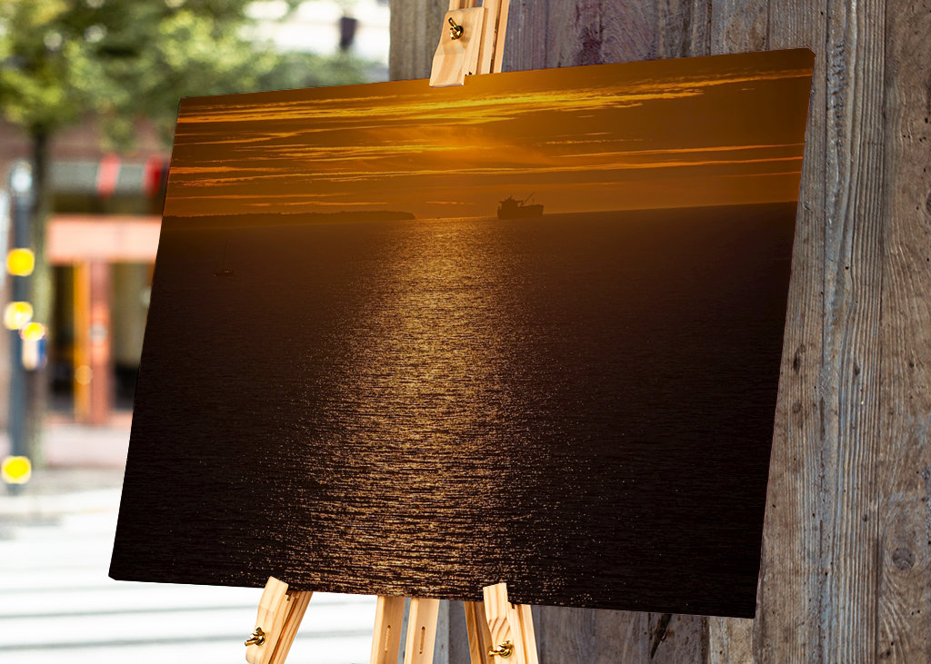 Goldener Sonnenuntergang