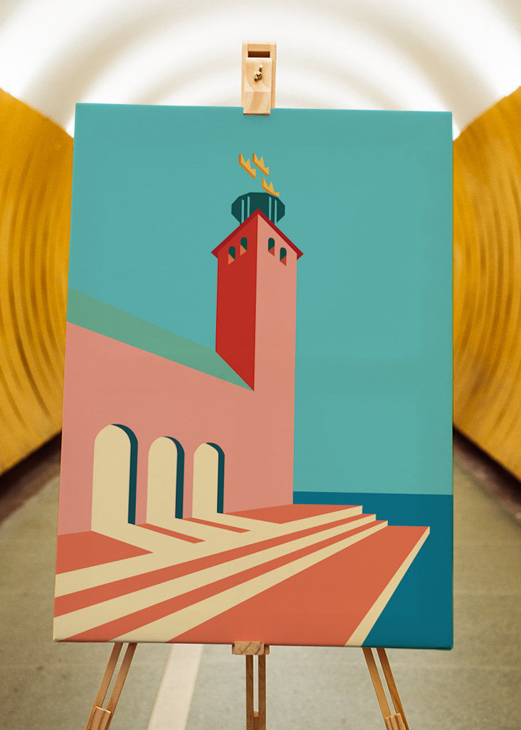 Stockholm Stadshus Poster