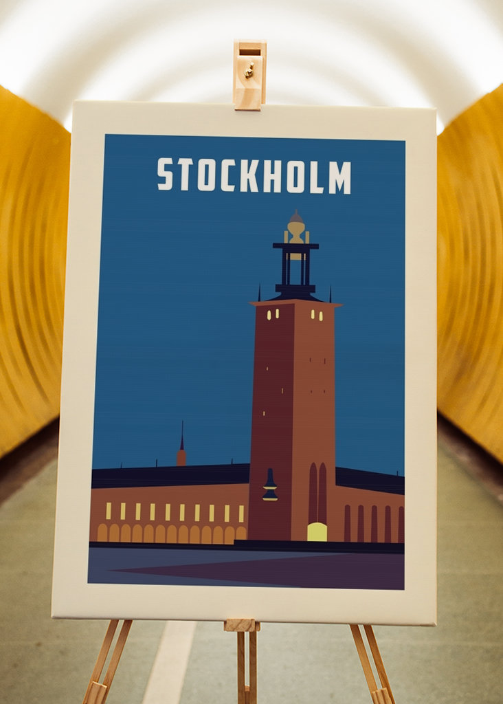 Stockholm Stadshus Poster