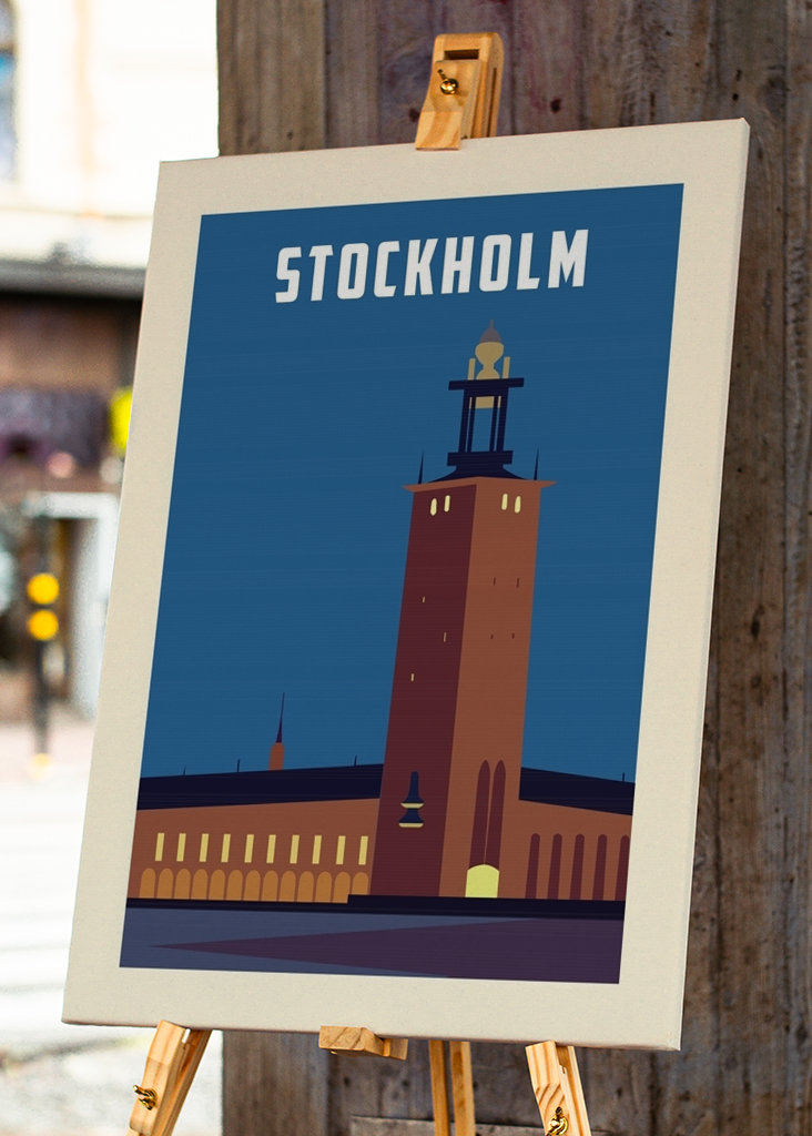 Stockholm Stadshus Poster