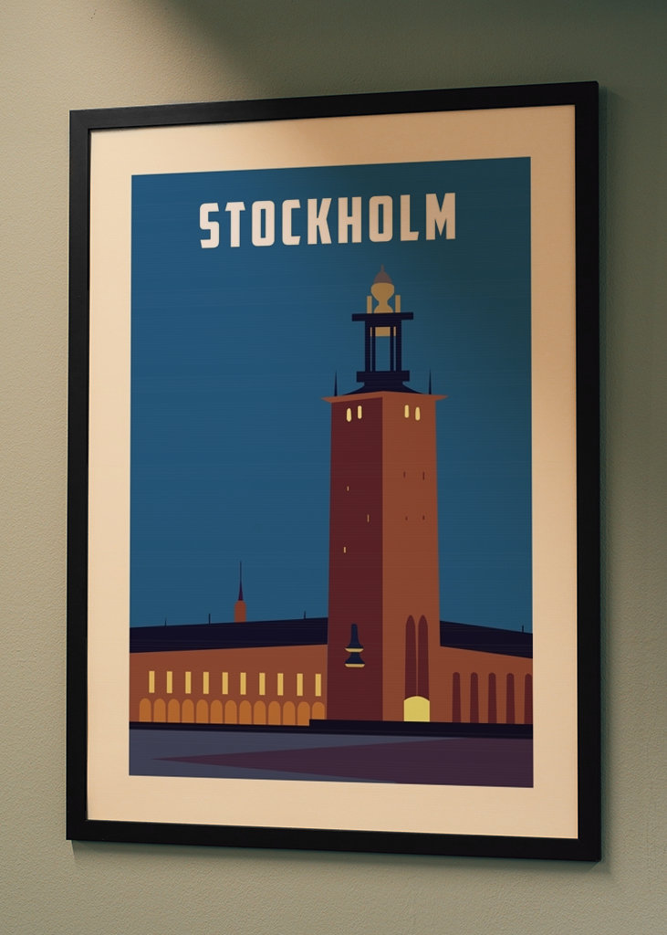 Stockholm Stadshus Poster