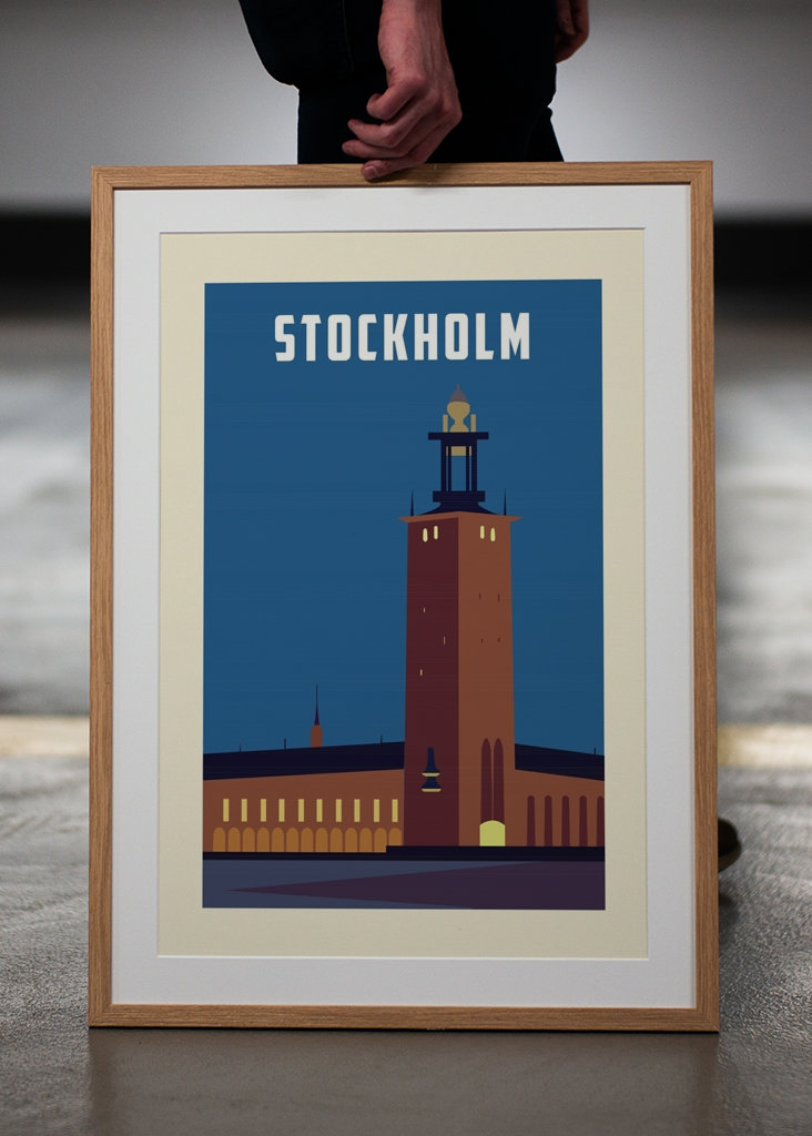 Stockholm Stadshus Poster