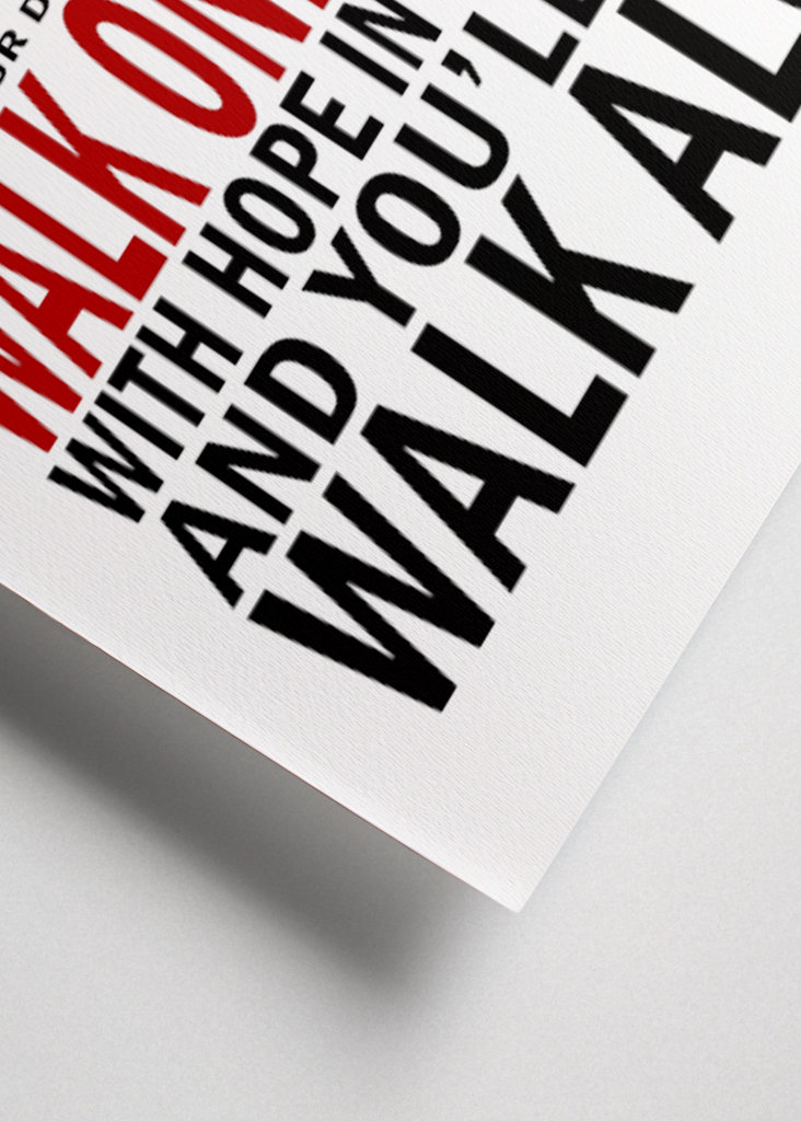 Plakát Nikdy nepůjdeš sám