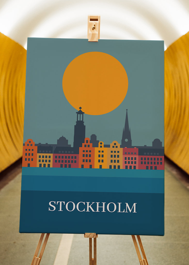 Stockholm Kommune Plakat
