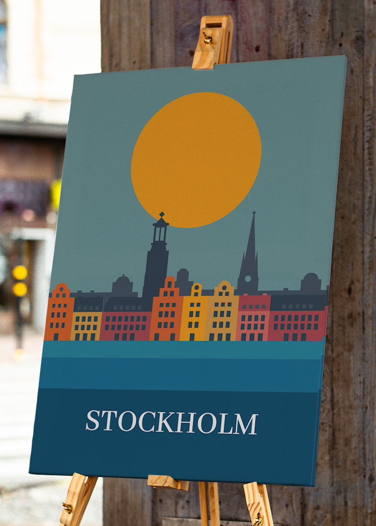 Stockholm Kommune Plakat