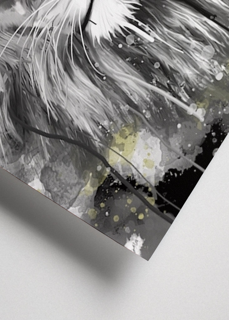 Lion Black and white