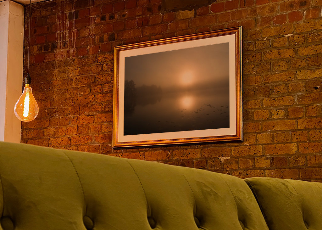 Morgendämmerung am See