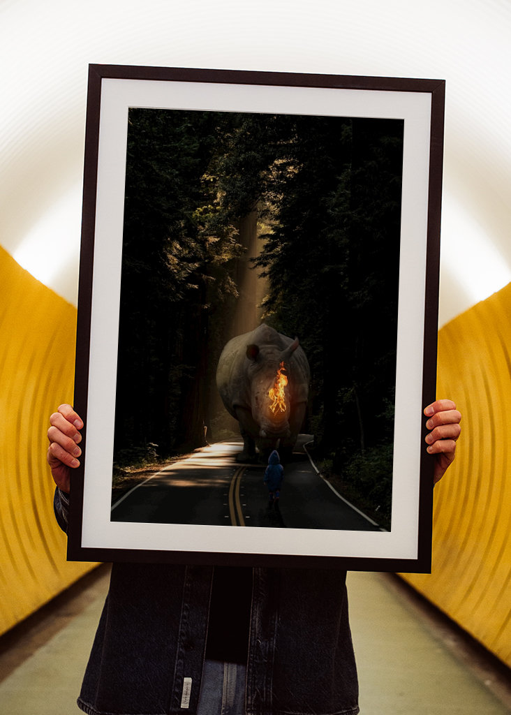 Una luce nella foresta