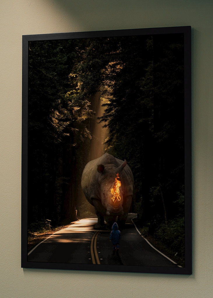 Una luce nella foresta