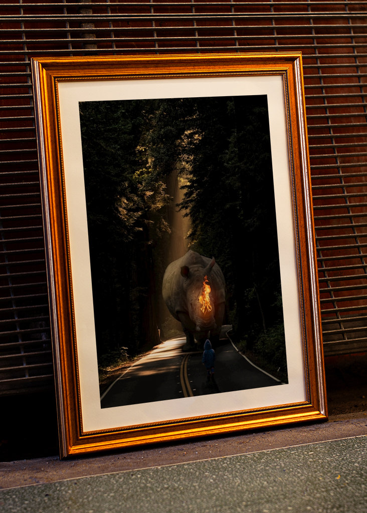 Una luce nella foresta