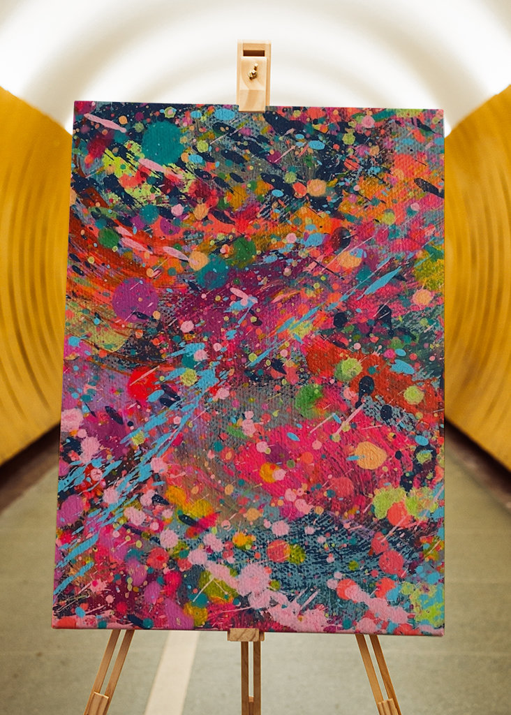 Színes fröccsenés 