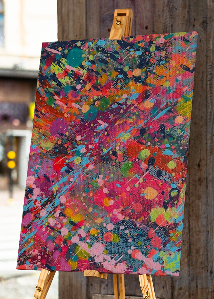 Színes fröccsenés 