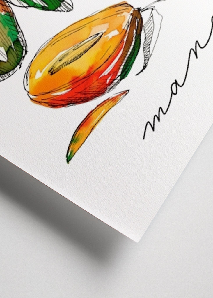 Tropische Frucht Mango