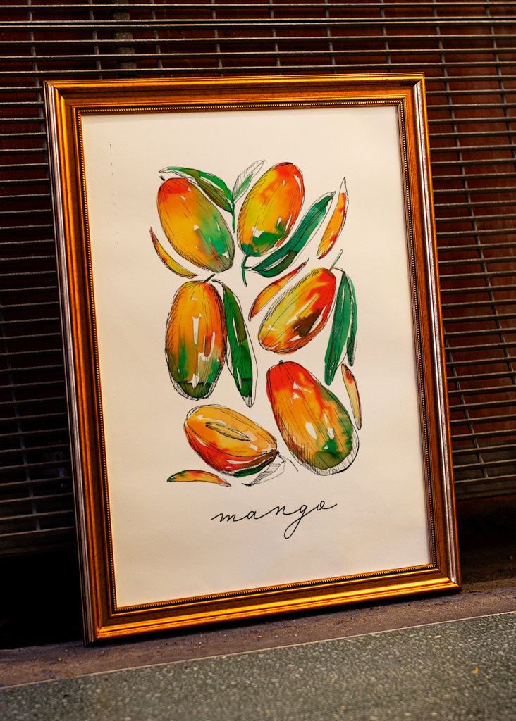 Tropische Frucht Mango