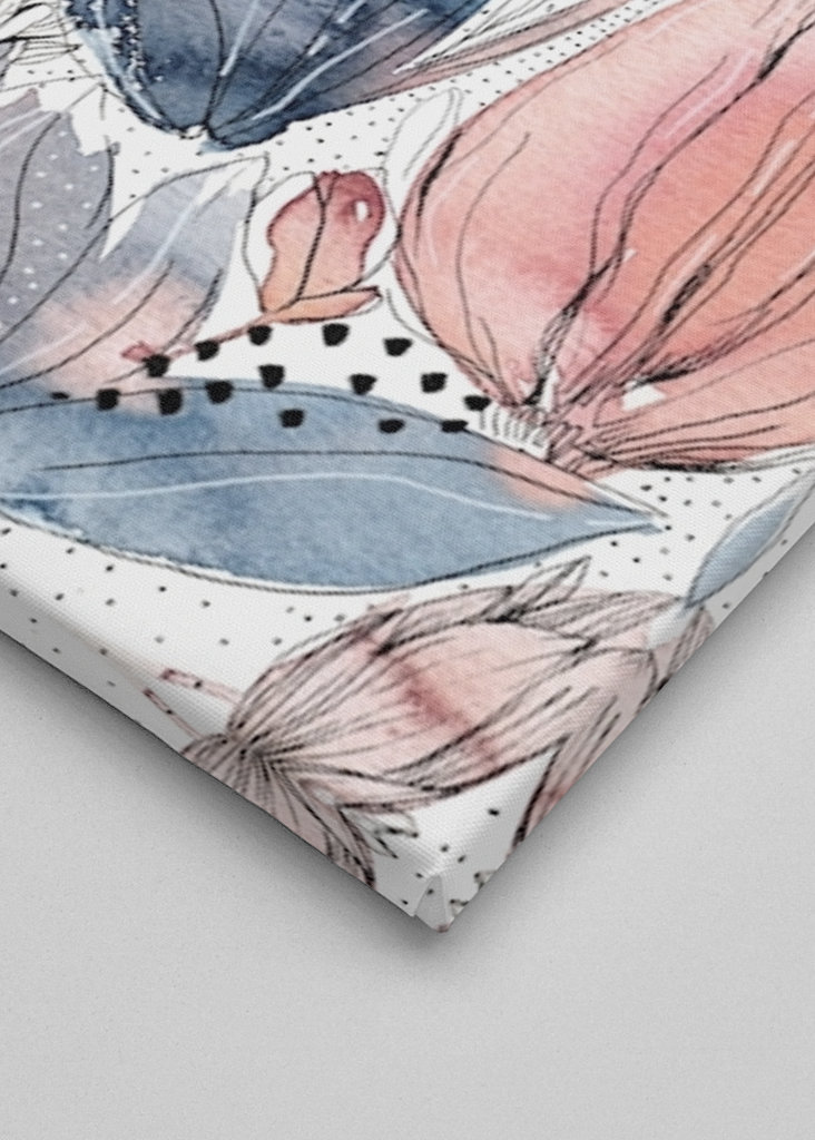 Červenat Akvarel Květinový trh